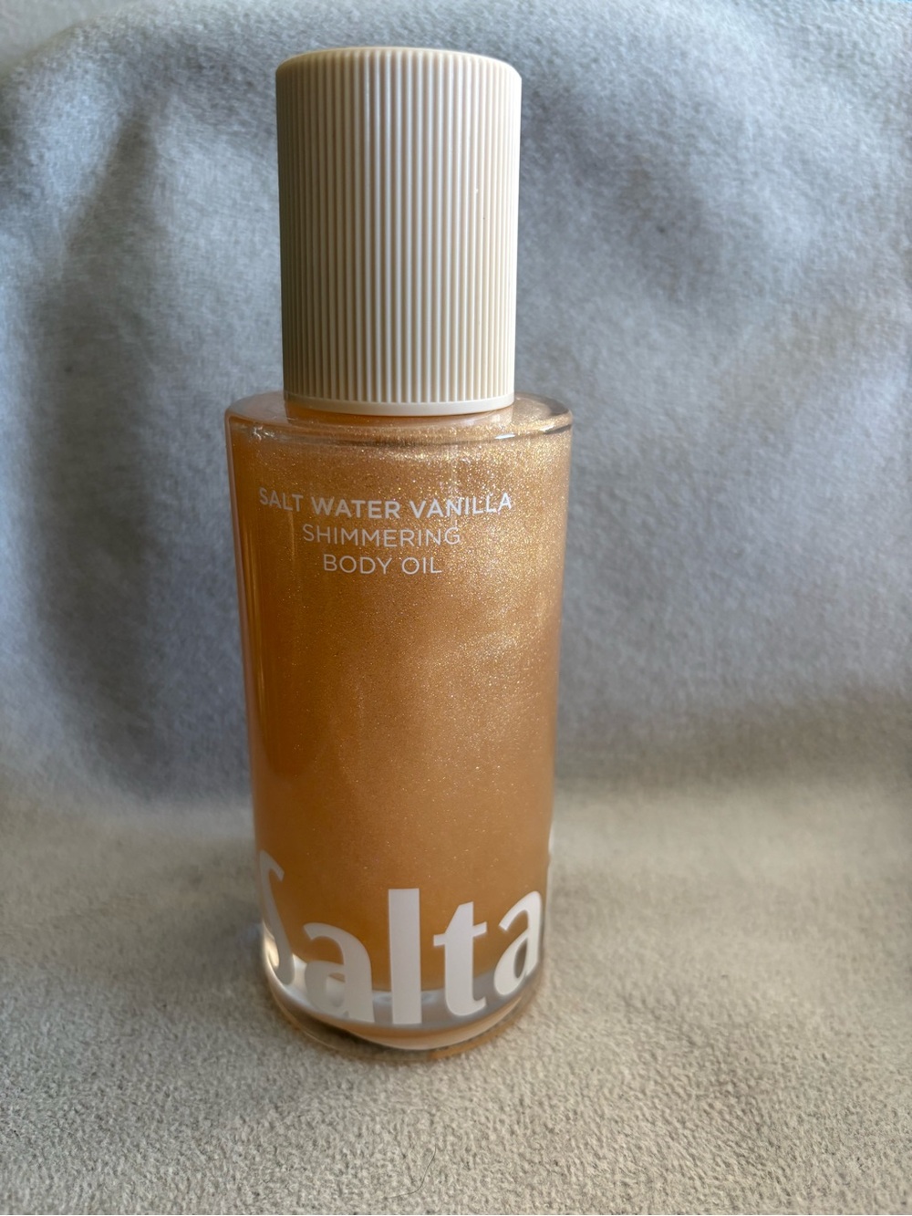 Saltair Shimmering Body Oil | Salt Water Vanilla Radiant 4 Fl Oz Brand New!!